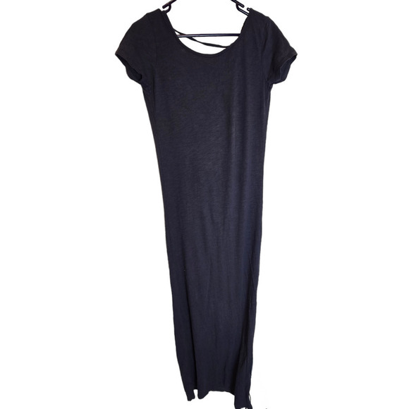 Ba&sh dark blue small maxi length tshirt dress size 1 - Picture 1 of 7